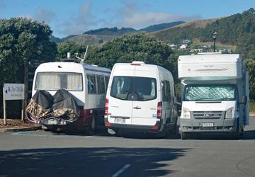 Designated parking area already overcrowded