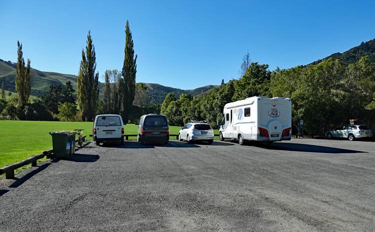 The cricket ground carpark