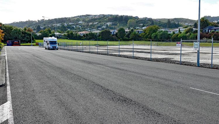 Motorhome parking area