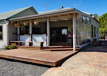 Entry to the restaurant