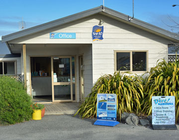 The holiday park office