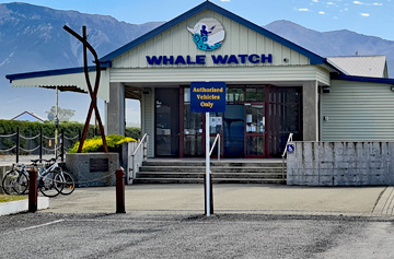 Entrance to the Whale Watch reception