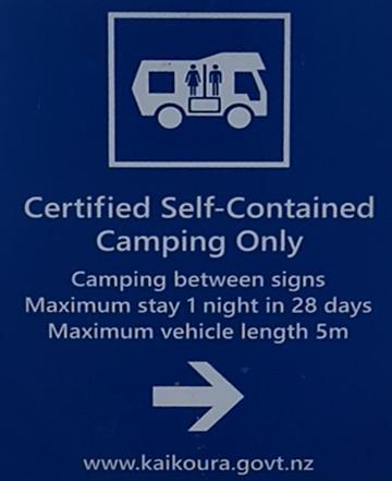 Detailed camping sign