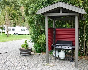 Barbecue kiosk