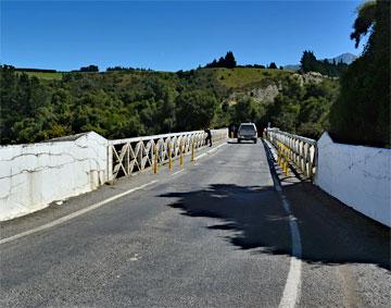 Rakaia Gorge Bridge - built in 1882