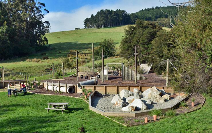 Playground area in the park