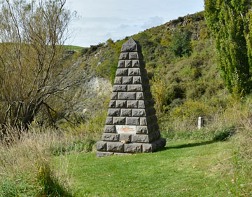 The monument to the miners who died