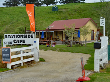 Entrance to the Stationside Cafe