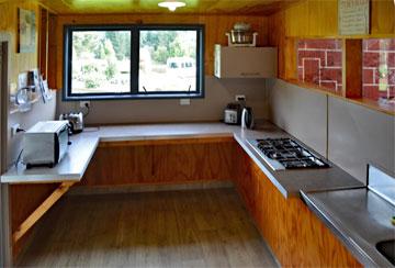 Campsite kitchen