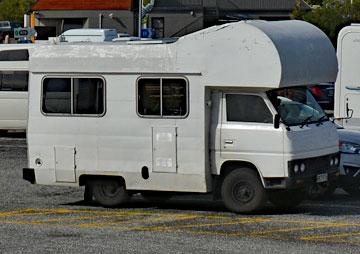 Convenient motorhome parking