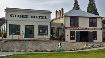 The Globe Hotel on the main street