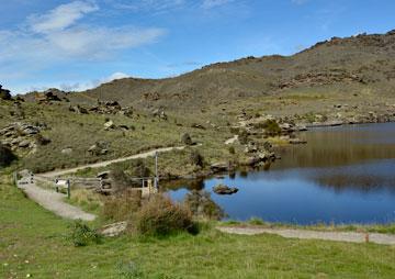 View over the lake