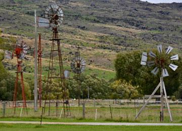 Windmills used for pumping water