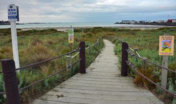 Access to the beach