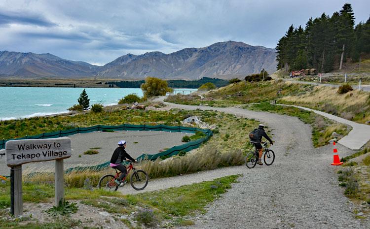 Cycleway to Tekapo village