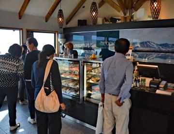 Inside the Alpine Salmon shop