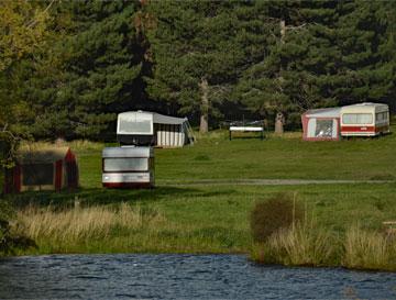 Camping by the lake