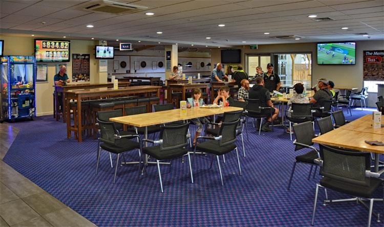 Timaru club dining area