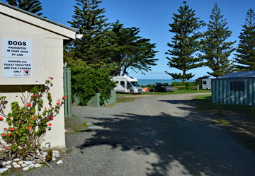 Campsite entrance