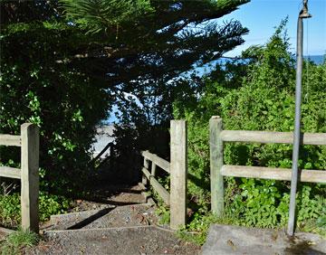 Access to the beach