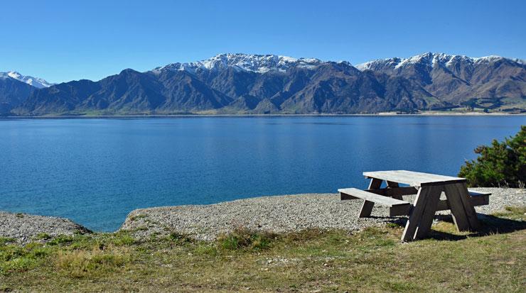 View over Lake Hawera