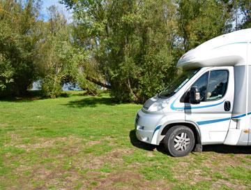 Lonely motorhome