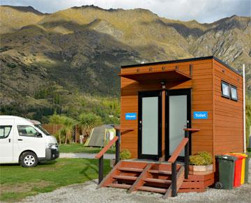 Ensuite with shower and toilet