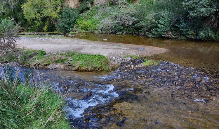 The Silver Stream river