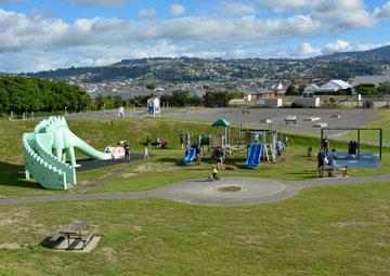 Adjacent reserve with a children's playground
