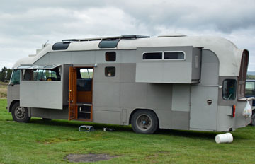 Converted Bedford motorhome at All Day Beach