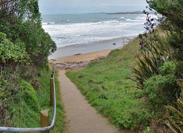 Access to the beach