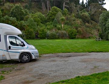 Parking in the reserve