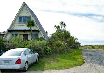 Access to the beach past the surf lifesaving club