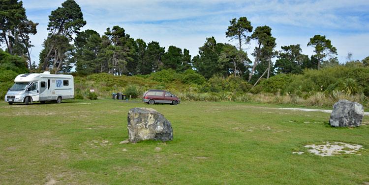 Recreation reserve motorhome parking