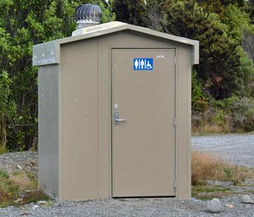 Standard DOC long-drop toilet
