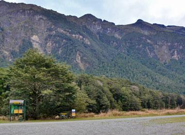 Parking at Mackay Creek