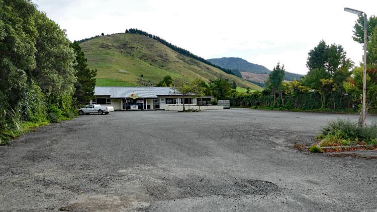 Tavern parking area