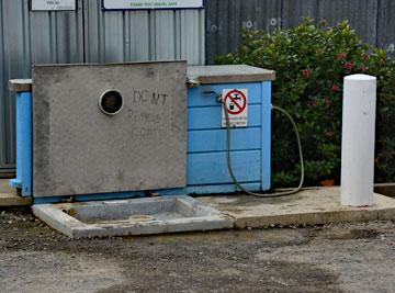 The public dump station