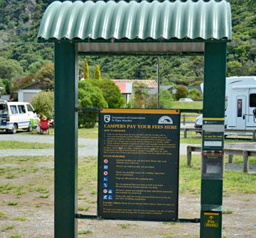 DOC kiosk and honesty box