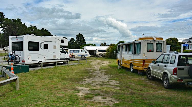 Campsite parking