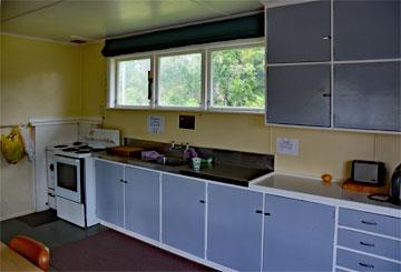 Campsite kitchen