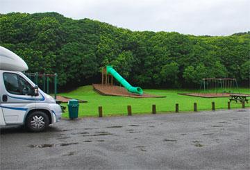 Parking by the playground