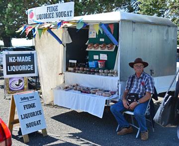 Market day stall on Sunday