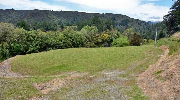 On-grass parking beside the Cafe