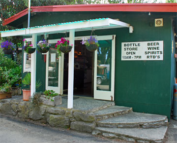Holiday Park office and bottle store