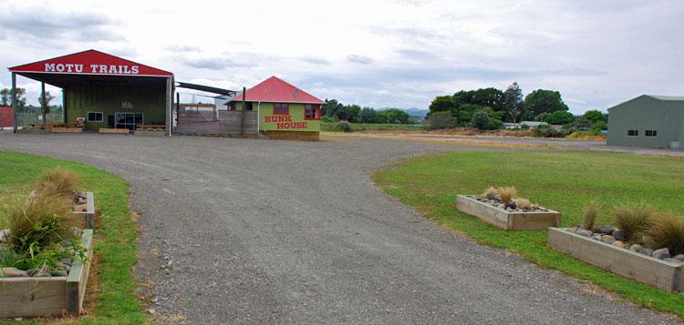 The Motu Trails carpark