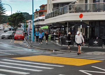 Mt Maunganui Cafes just across from the Holiday Park