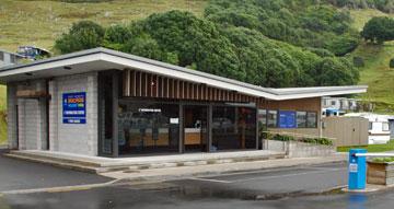 Mt Maunganui Beachside Holiday Park reception