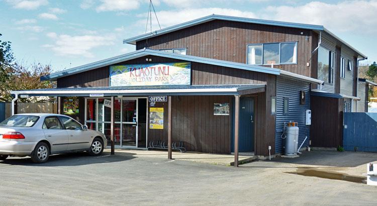 Campground entrance and office