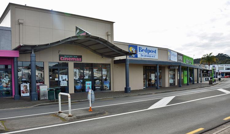 Shops and Cinema complex across the road